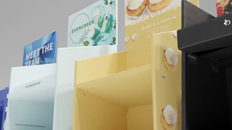 紙・段ボールの知見を活かしたインクジェットプリントのイメージ